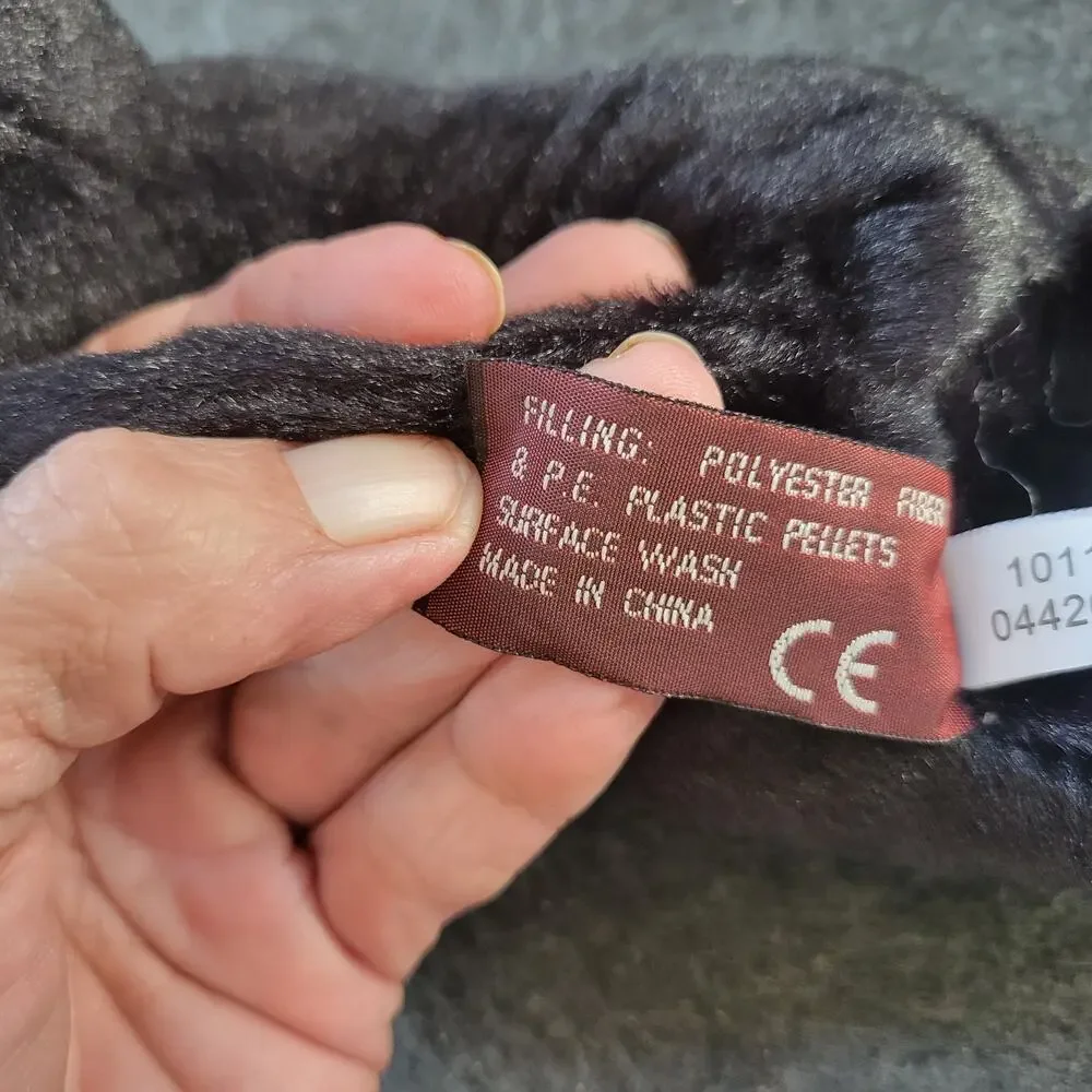 The Bearington Collection Black Cat Stuffed Animal Plush‎ Kitty 14 Inches EUC